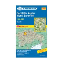 Tabacco Karte 40 Monti Sarentini / Sarntaler Alpen 1:25.000 mit Skirouten