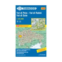 Tabacco Karte 048 Val di Peio – Val di Rabbi – Val di Sole 1:25.000 mit Skirouten