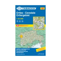 Tabacco Karte 08 Ortles/Ortler - Cevedale - Ortlergebiet 1:25.000 mit Skirouten