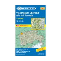 Tabacco Karte 43 Vinschgauer Oberland / Alta Val Venosta 1:25.000 mit Skirouten