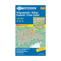 Tabacco Karte 73 Villgrattental – Sillian – Pustertal – Tiroler Gailtal 1:25.000 mit Skirouten