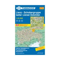 Tabacco Karte 74 Lienz – Schobergruppe – Iseltal – Lienzer Dolomiten 1:25.000 mit Skirouten