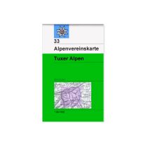 Skitouren Karte Tuxer Alpen