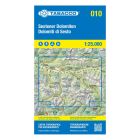 Tabacco Karte 10 Dolomiti Di Sesto / Sextener Dolomiten 1:25.000 mit Skirouten