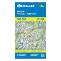 Tabacco Karte 52 Adamello – Presanella 1:25.000 mit Skirouten